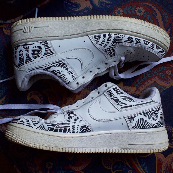 Nike Other - Nike Custom Hand Painted Air Force One Shoes